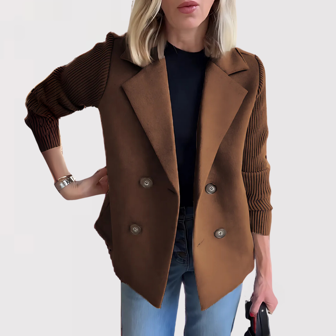 Celina | Jacket with Knitted Sleeves