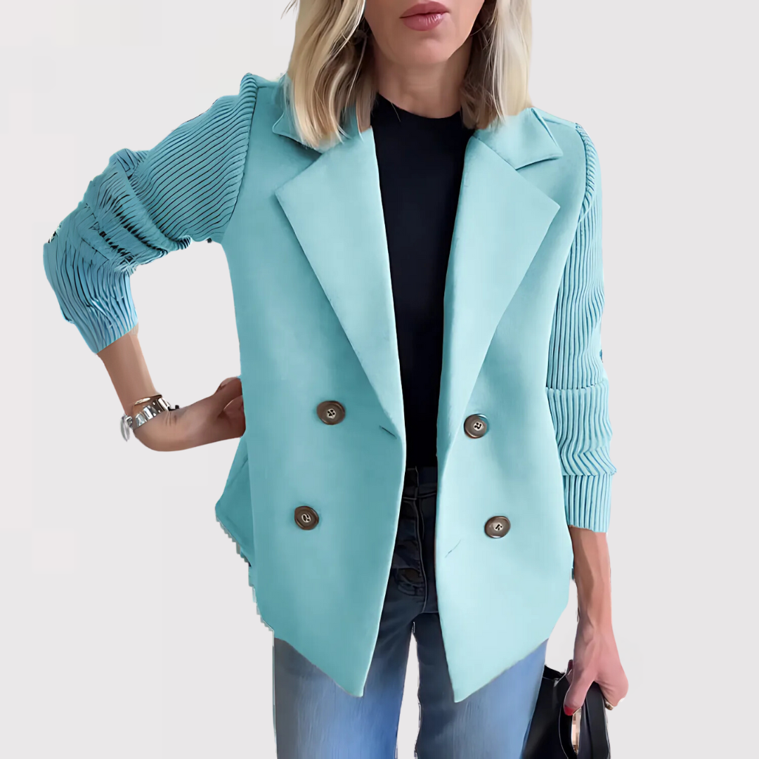 Celina | Jacket with Knitted Sleeves