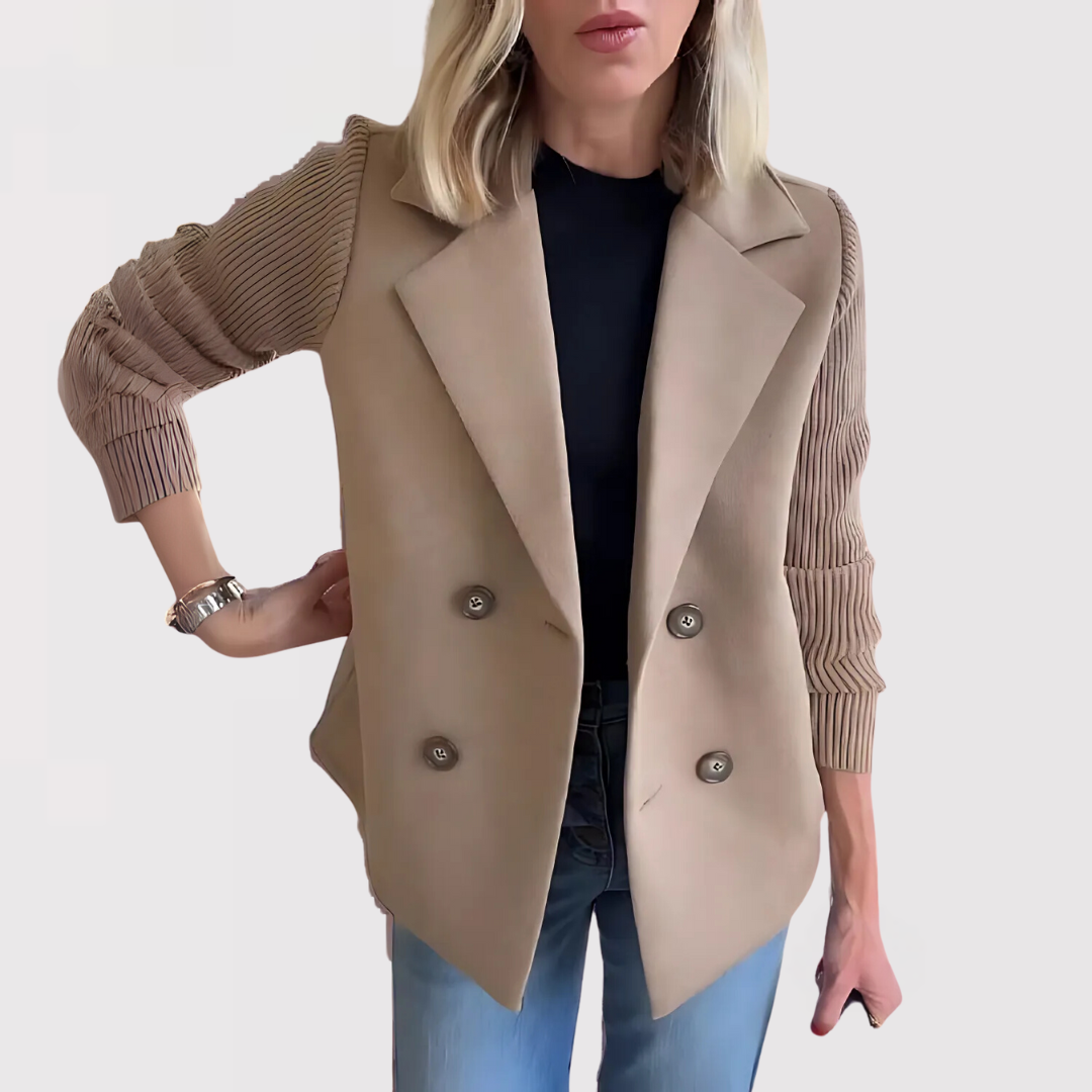 Celina | Jacket with Knitted Sleeves
