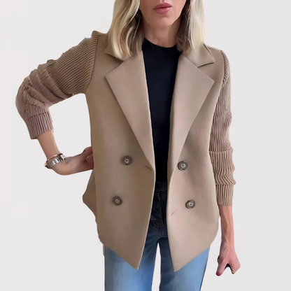 Celina | Jacket with Knitted Sleeves
