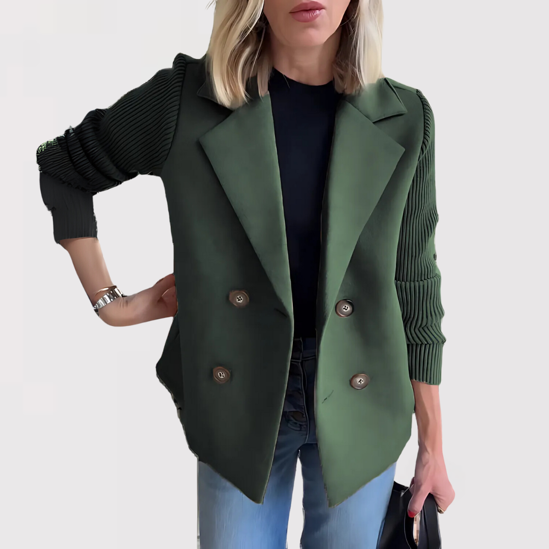 Celina | Jacket with Knitted Sleeves