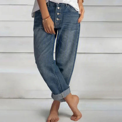 Kamilla | Stylish Loose-Fit High-Waist Jeans