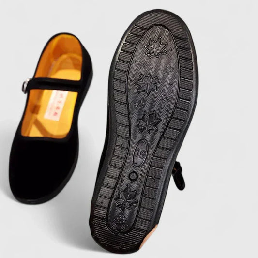 Charlotte | Barbara Women's Spring Casual Flat Shoes in Velvet