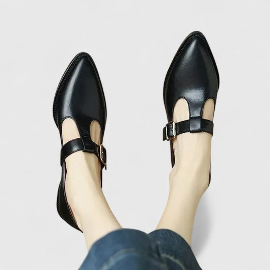 Bettina | Women's Spring Elegant Flat Shoes with Buckle