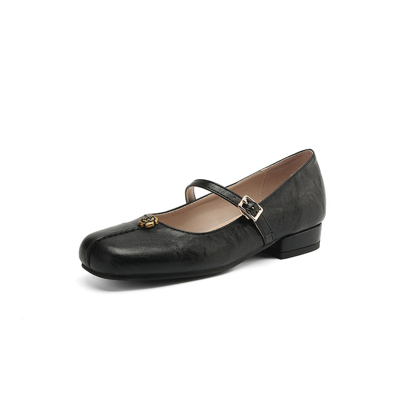 Bertel | Women's Spring Ballet Flats with Strap