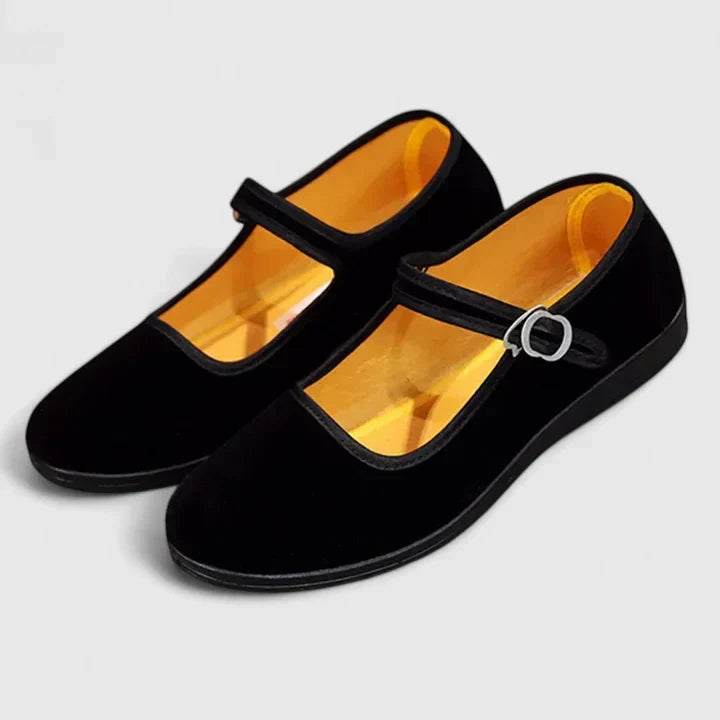 Charlotte | Barbara Women's Spring Casual Flat Shoes in Velvet