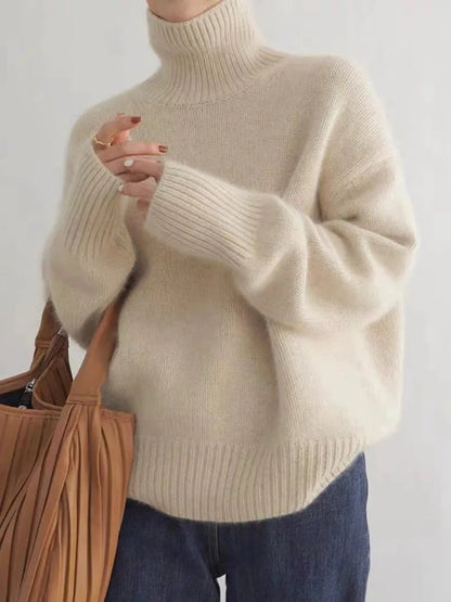 Joline | Cashmere Sweater with Turtleneck