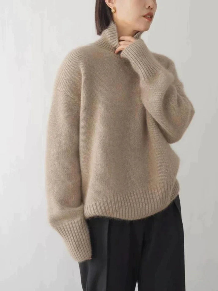 Joline | Cashmere Sweater with Turtleneck
