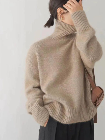 Joline | Cashmere Sweater with Turtleneck