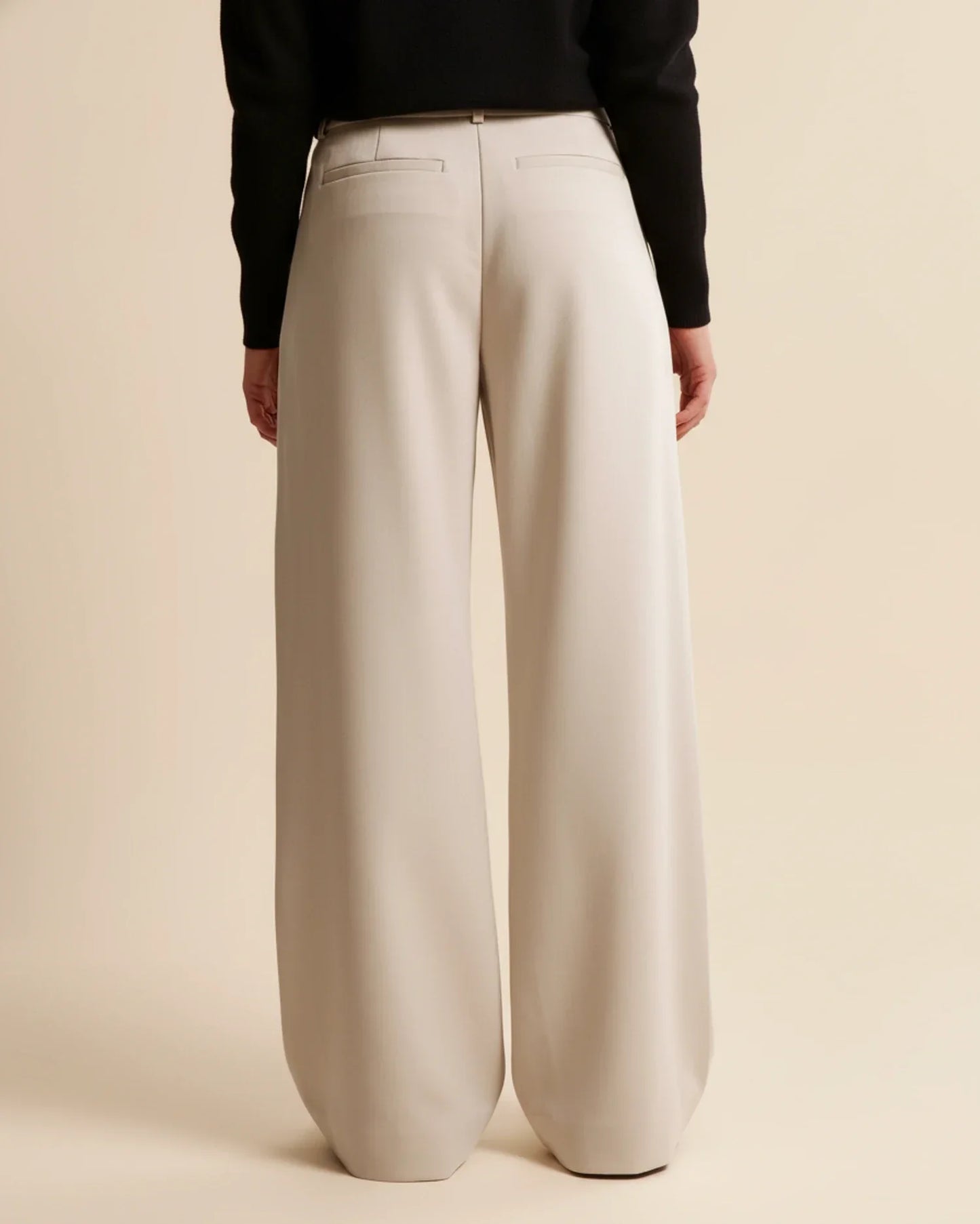 Edna | Women's High-Waisted Wide Leg Trousers