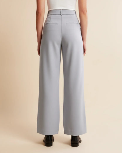 Edna | Women's High-Waisted Wide Leg Trousers