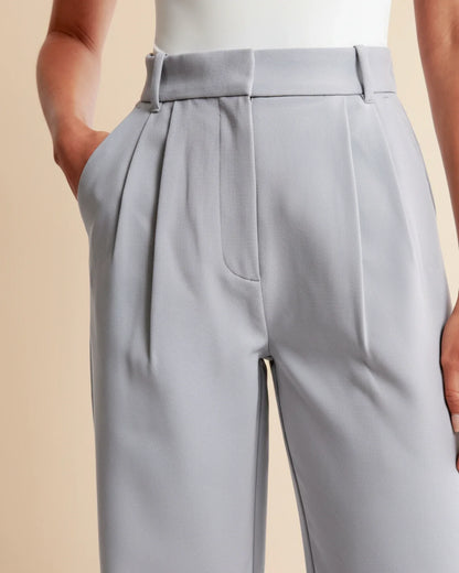 Edna | Women's High-Waisted Wide Leg Trousers